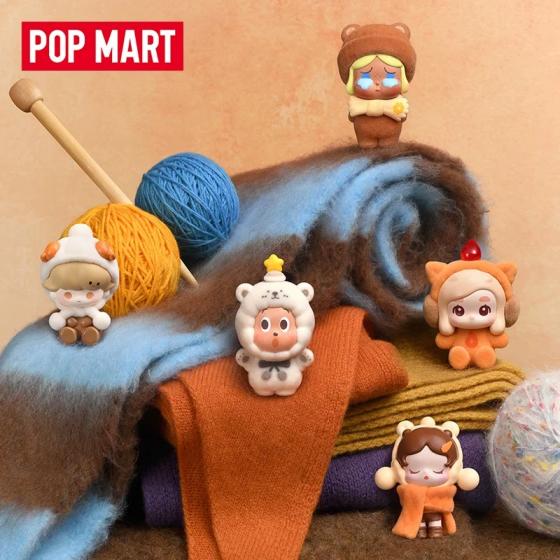 POPMART泡泡玛特泡泡萌粒 毛绒绒暖呼呼系列公仔盲袋（1粒装）